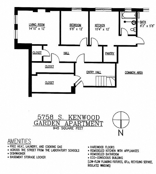 5756-58 S. Kenwood Ave. 1-3 Beds Apartment for Rent - Photo Gallery 8
